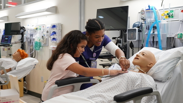 Sim Center and girl 